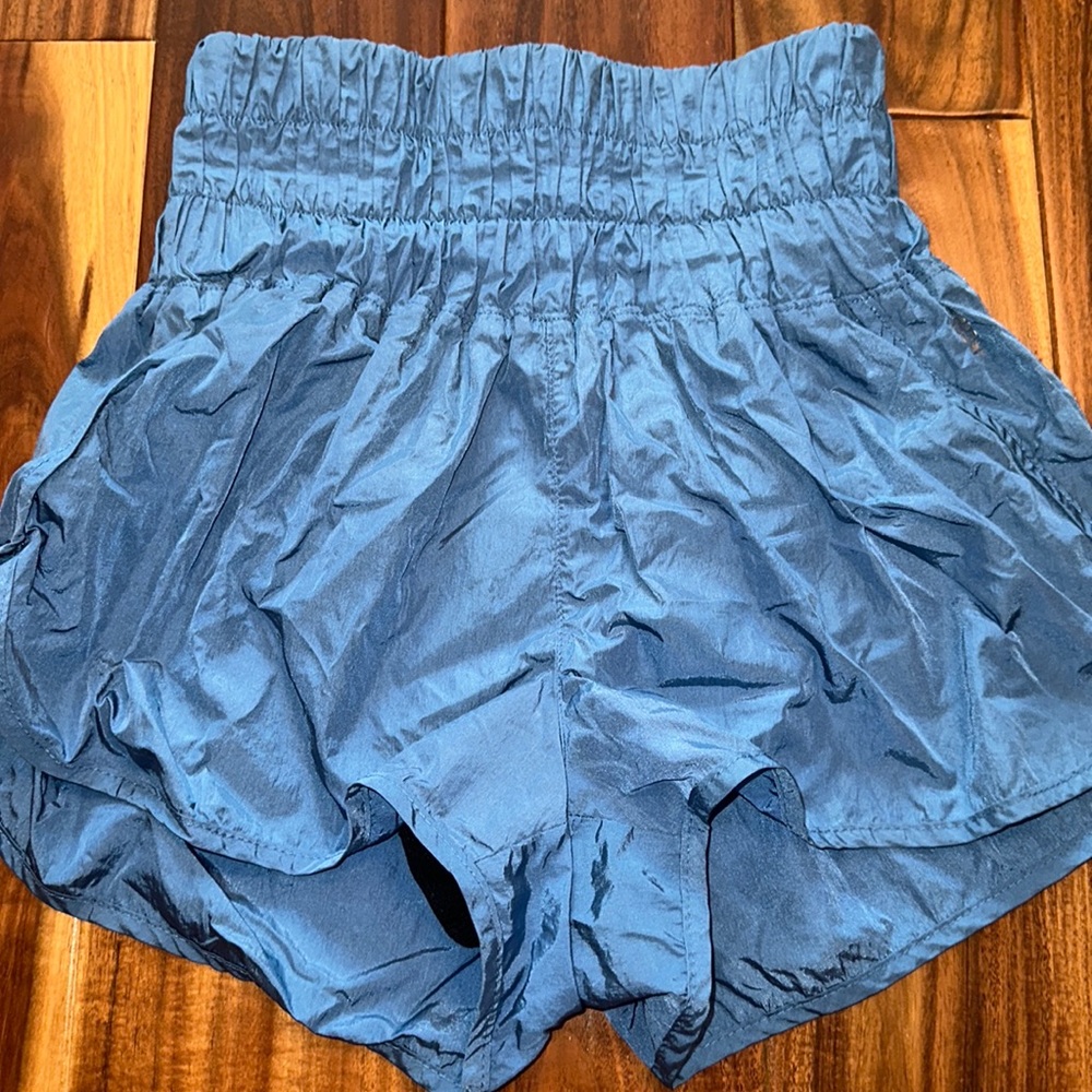 Blue free people movement shorts